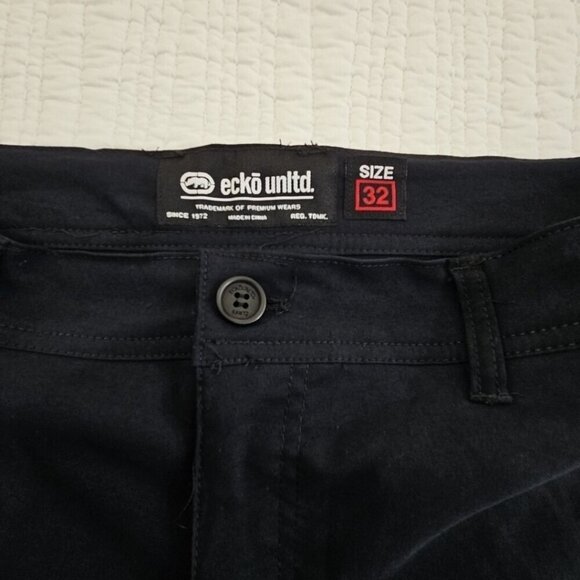 Ecko Unltd Utility Shorts Men's 32 Black Cargo 12" Inseam NEW 6 Pockets NWT - Picture 9 of 16